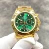 Rolex Daytona series, green and gold Daytona, real shot